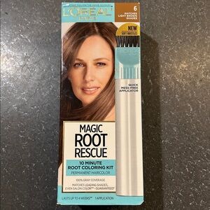 New in box Loreal Magic Root Rescue Hair Color 6, new